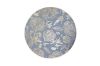 Picture of 371-006/007/008/009/010/011/012 Peony Placemat with White/Blue/Black Base 38CM