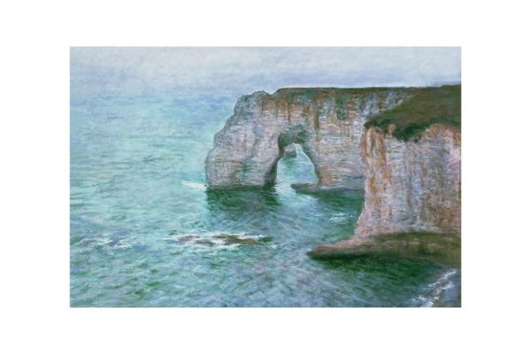 Picture of 367-006 Hand-Finished Canvas Decorative Wall Art (120×80cm) - The Manneporte (Etretat) (1883) by Claude Monet