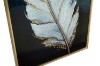 Picture of 357-013 Decorative Wall Art with Golden Frame (40x60cm) - White Feather