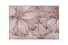 Picture of 371-016 Brown Sunflower Placemat in White (45cmx30cm)