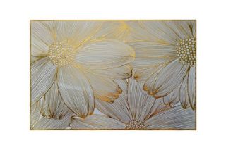 Picture of 371-017 Golden Sunflower Placemat in Blue (45cmx30cm)
