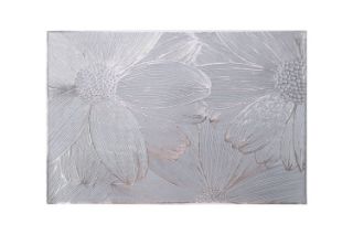 Picture of 371-018 Silver Sunflower Placemat in Blue (45cmx30cm)