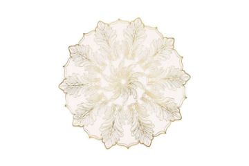 Picture of 371-021/022 Feathers Placemat in White
