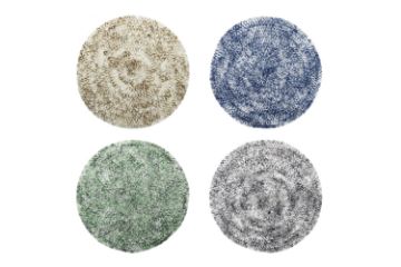 Picture of 371-036/037/038/039 PET Mixed Woven Placemats in Yellow/Blue/Green/Gray