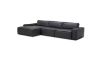 Picture of  [FLOOR MODEL CLEARANCE] HAMMOND Sectional Sofa (Charcoal Black) - Chaise Facing Left