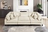 Picture of VIANNA Corduroy Sectional Modular Sofa Range (Beige) - Ottoman