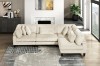 Picture of VIANNA Corduroy Sectional Modular Sofa Range (Beige) - 6PC Big Combo Set