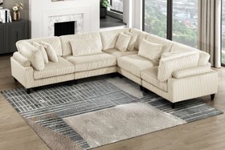 Picture of VIANNA Sectional Modular Sofa Range (Beige) - 5PC Big Combo Set