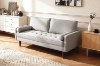 Picture of HAROLD 3 Seater Fabric Sofa (Beige)