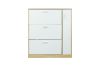 Picture of YORU 100 1-Door 3-Drawer Shoe Cabinet  (Oak & White)