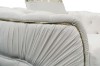 Picture of PIEDMONT Chesterfield 1 Seater Velvet Sofa/Armchair (Beige)