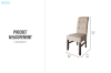 Picture of ROLFIN Dining Chair (Beige) - 2 Chairs in 1 Carton