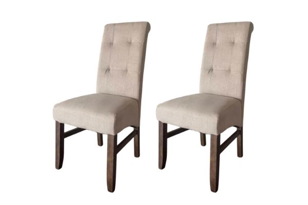 Picture of ROLFIN Dining Chair (Beige) - 2 Chairs in 1 Carton