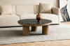 Picture of ASMA D90 Reclaimed Wood Round Coffee Table 