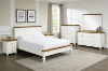 Picture of NOTTINGHAM 4PC/5PC/6PC Solid Oak Bedroom Combo Set in Queen/King/Super King Size (White)