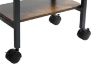 Picture of AIDEN 2-in-1 Printer Stand/Mobile Side Table with Swivel Wheels (Walnut) 