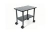 Picture of AIDEN 2-in-1 Printer Stand/Mobile Side Table with Storage Shelf  (Black) 