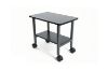 Picture of AIDEN 2-in-1 Printer Stand/Mobile Side Table with Storage Shelf  (Black) 