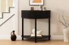 Picture of HOMY Console Table with Drawer & Shelf (Black)