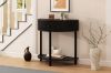 Picture of HOMY Console Table with Drawer & Shelf (Black)