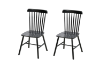 Picture of WINDSOR Solid Wood Dining Chair (Black) - 2 Chairs in 1 Carton