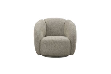 Picture of EMERY 360° Swivel Armchair/Sofa Lounge Chair with Ottoman
