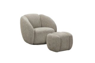Picture of EMERY 360° Swivel Chair with Ottoman