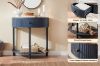 Picture of HOMY Console Table with Drawer & Shelf (Blue)