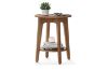 Picture of LEDREM Side Table with Shelf (Warm Oak)
