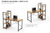 Picture of SHELTON 120 Office Desk with Shelves