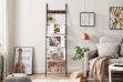 Picture of KIVO 5-Tier Ladder Shelf with Hooks 