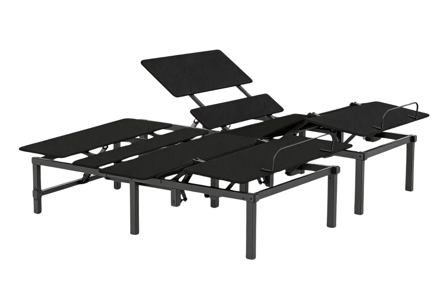 MOTIONFLEXI Electric Adjustable Bed Frame & Base with Memory Foam ...