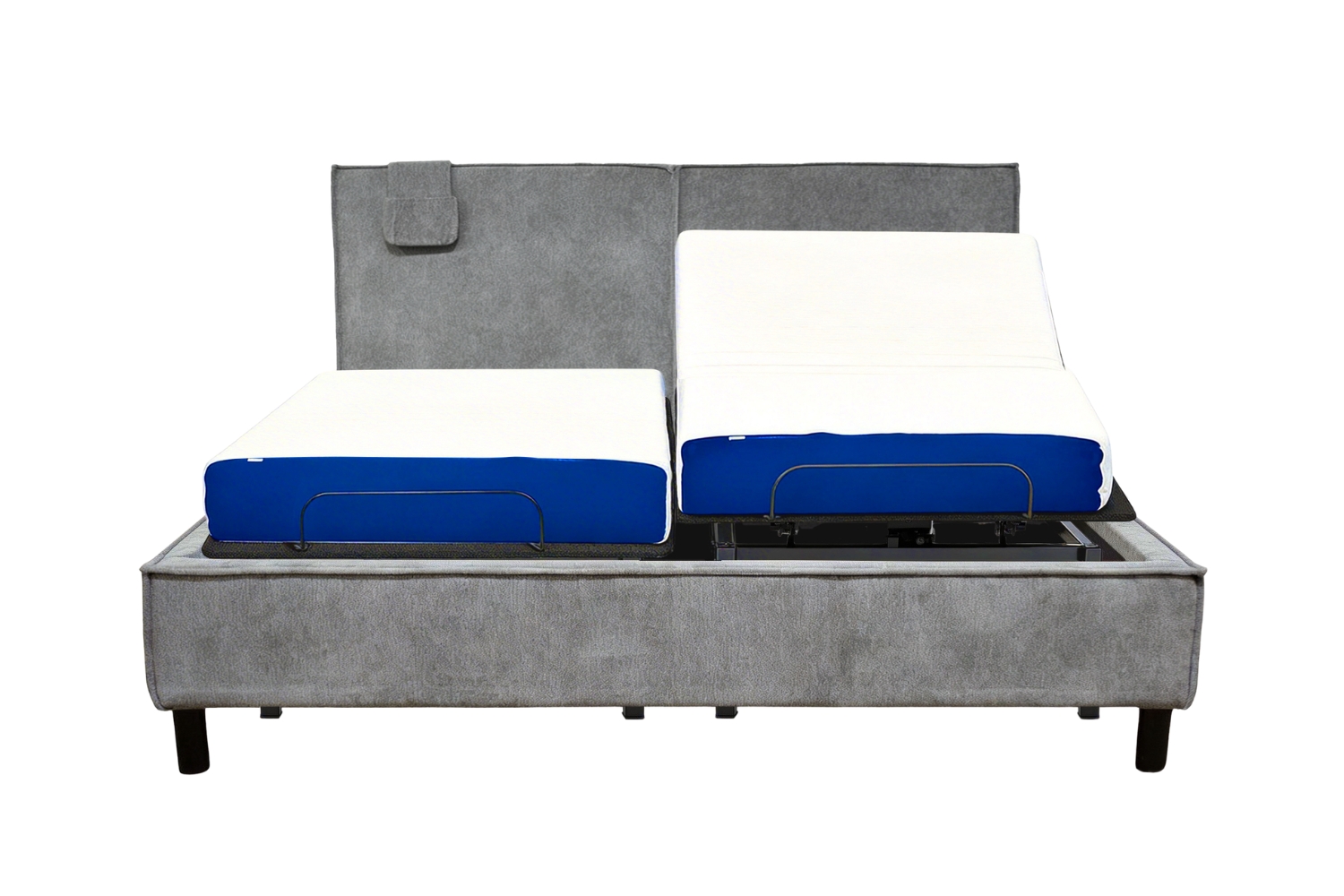 MOTIONFLEXI Electric Adjustable Bed Frame & Base with Memory Foam ...
