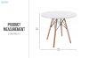 Picture of EAMES D80/D90 Round Dining Table (Off White)