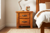 Picture of RIVERWOOD 2-Drawer Bedside Table (Rustic Pine)