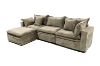 Picture of MORVIA Feather-Filled Modular Sectional Sofa with Storage Ottoman (Olive Green)