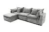 Picture of MORVIA Feather-Filled Modular Sectional Sofa (Light Grey)