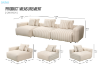 Picture of ROMINA Feather-Filled Modular Sectional Sofa Range