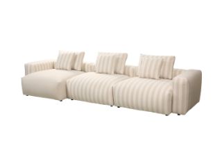 Picture of ROMINA Feather-Filled Modular Sectional Sofa Range - 3PC Combo Set (LAF Armchairx1 + Armlessx1 + Right Facing Chaisex1)