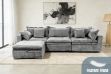 Picture of MORVIA Feather-Filled Modular Sectional Sofa (Light Grey)