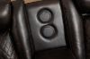 Picture of FAIRWAY Air Leather Dual Motor Reclining Sofa Range (Brown) - 2 Seat with Console & Bluetooth Speaker & Wireless Charging (2RRC)
