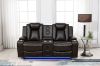 Picture of FAIRWAY Air Leather Dual Motor Reclining Sofa Range (Brown) - 3RRC+2RRC Sofa Set