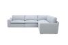 Picture of SPLENDOR Feather Filled Fabric Modular Corner Sofa (Grey)