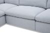Picture of SPLENDOR Feather Filled Fabric Modular Corner Sofa (Grey)