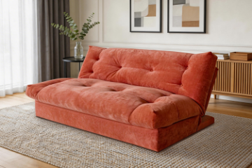 Picture of KILIM Sofa Bed with Adjustable Backrest (Orange)