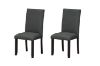 Picture of SERENO High Back Fabric Dining Chair (Charcoal Grey) - 2 Chairs in 1 Package