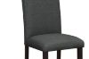 Picture of SERENO High Back Fabric Dining Chair (Charcoal Grey) - 2 Chairs in 1 Package