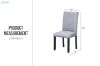 Picture of SERENO High Back Fabric Dining Chair (Grey) - Each