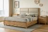 Picture of BRYDEN Solid Wood Bed Frame with Storage Drawers in Queen/King Size