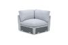 Picture of SPLENDOR Feather Filled Fabric Modular Corner Sofa (Grey)